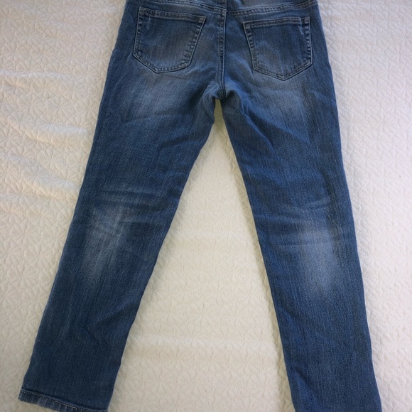 3/$20 Bundle Sale❗️One Pair Girls Boyfriend Jeans Sz 10 Regular Distressed Look - Picture 5 of 6